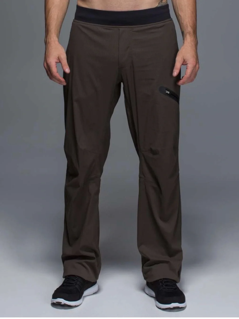 Lululemon Men's Seawall Track Pant Sz XL Black/Gray Athleisure Gorpcore Comfy